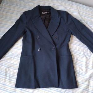 Navy Double-Breasted Blazer by Talula
